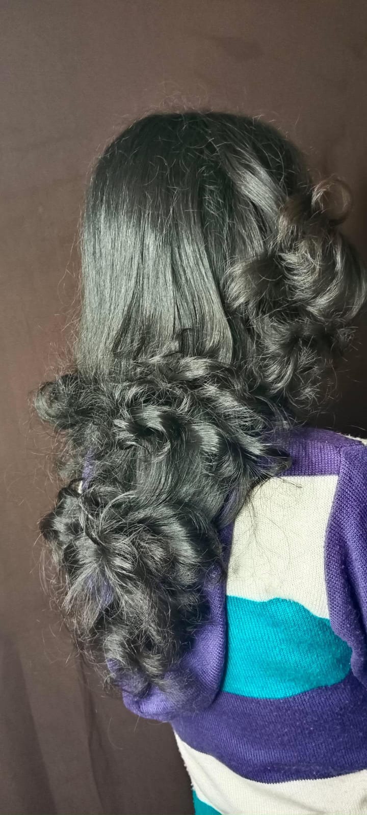 Hair styling at Maa Bhagwati Saloon
